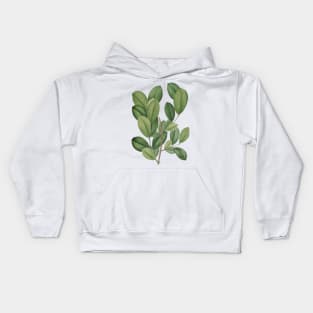 Verdant Leaves Kids Hoodie